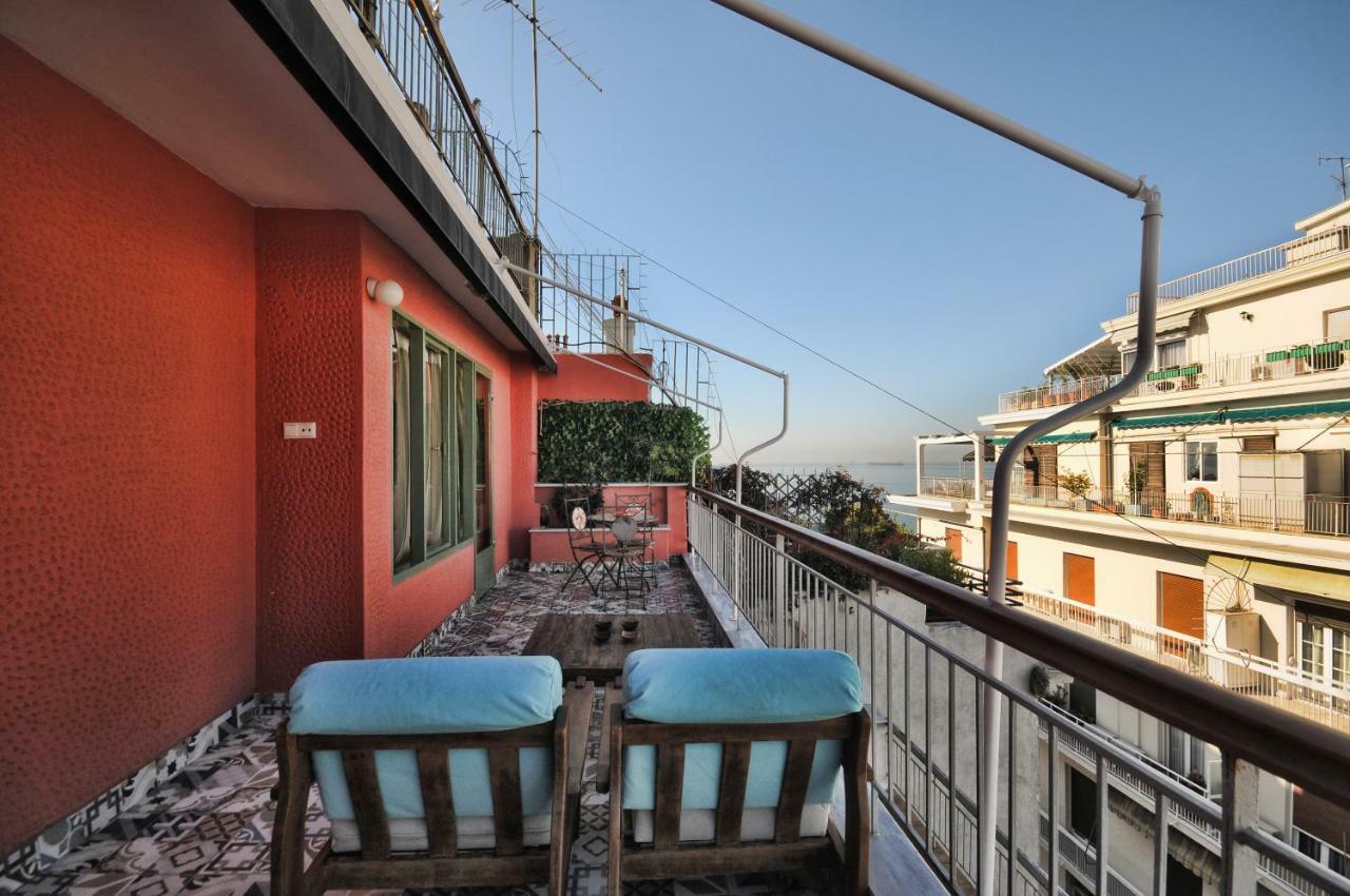 Ferienwohnung F & B Collection - Seaview Mini Penthouse Thessaloniki Exterior foto