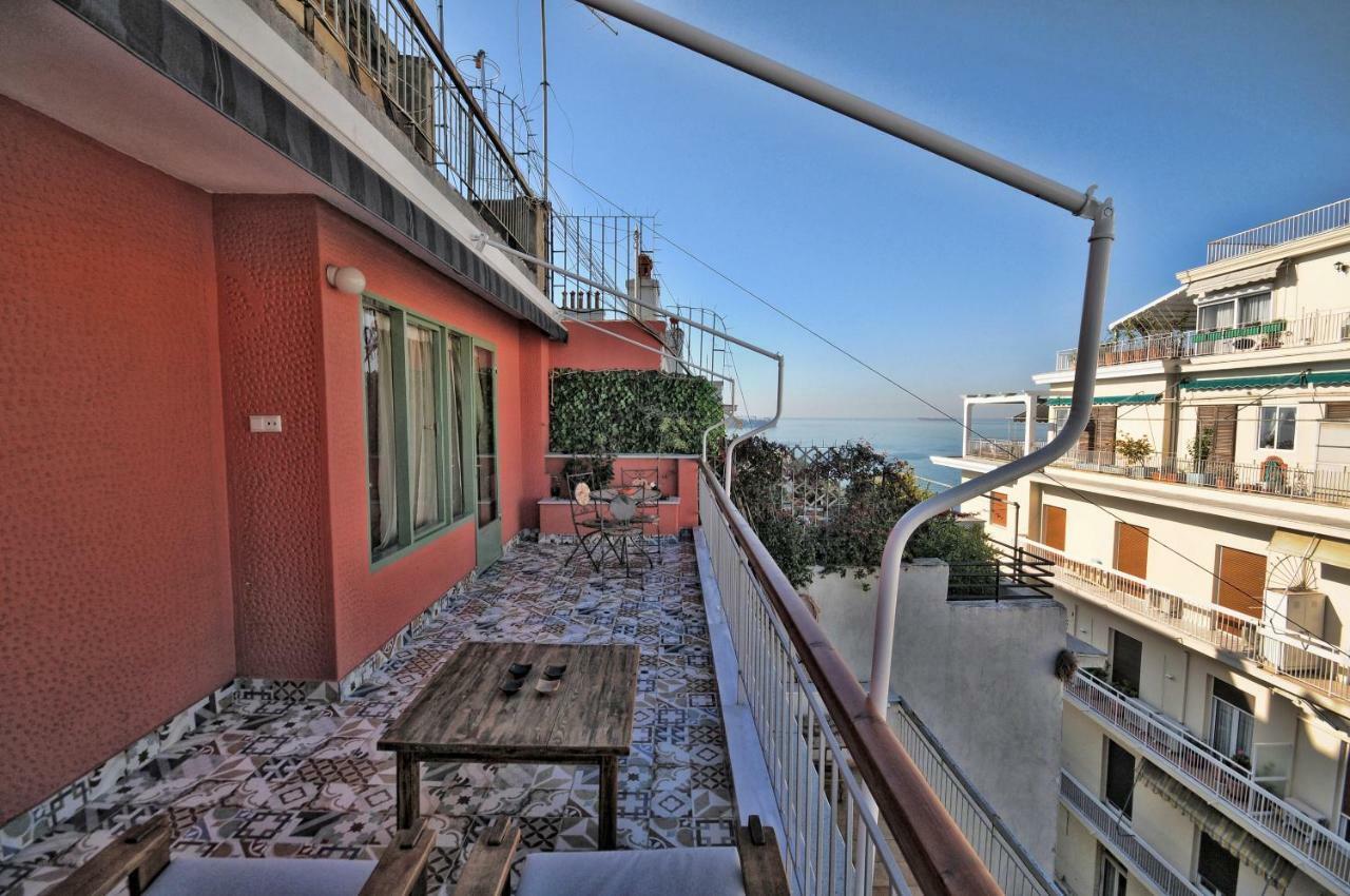Ferienwohnung F & B Collection - Seaview Mini Penthouse Thessaloniki Exterior foto